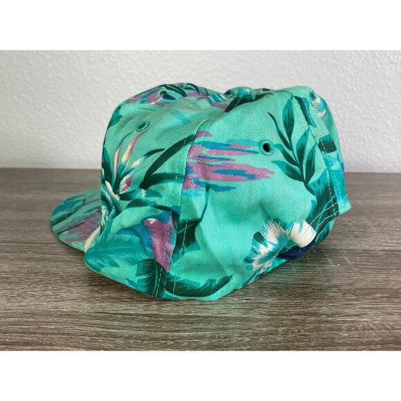 Vintage 1990 MacMillan Bloedel Floral Courtyard Snapback Hat Made in Taiwan - Picture 4 of 13